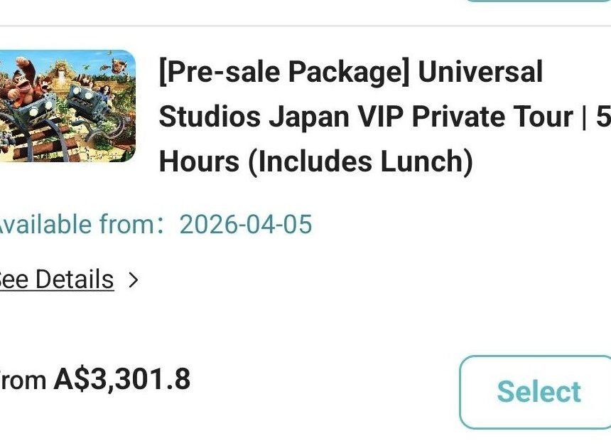 Universal Studios Japan VIP Pre-Sale Tour Beginners Guide